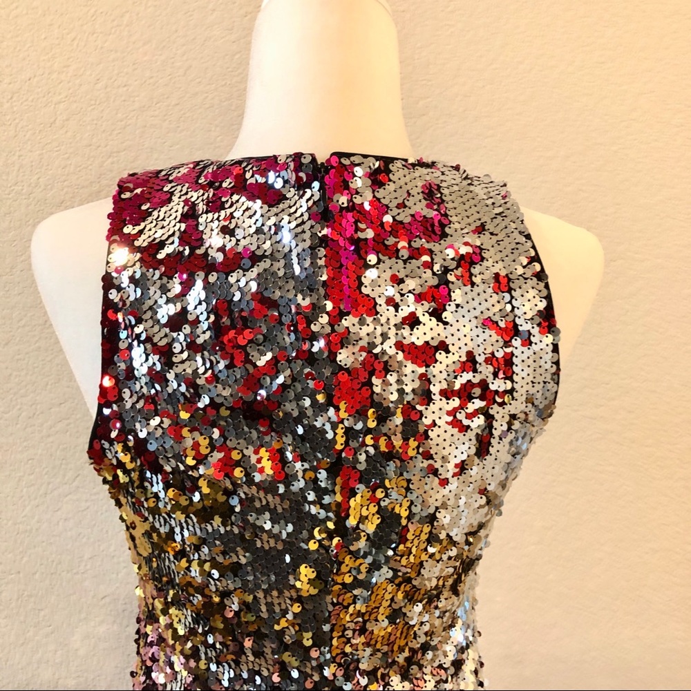 Forever 21 Multi-Colored Sequenced Rainbow Glitte… - image 6